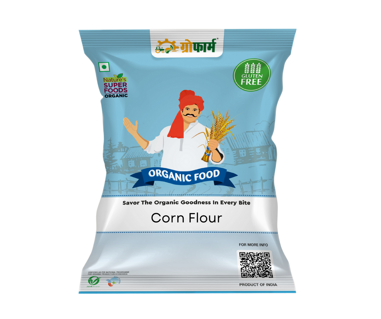 Pure Desi Corn Flour ! Natural Taste ! Healthy Flour 4 Kg
