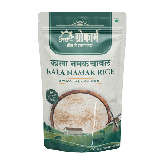 Growfarm Original Organic Kala Namak Rice 1 Kg