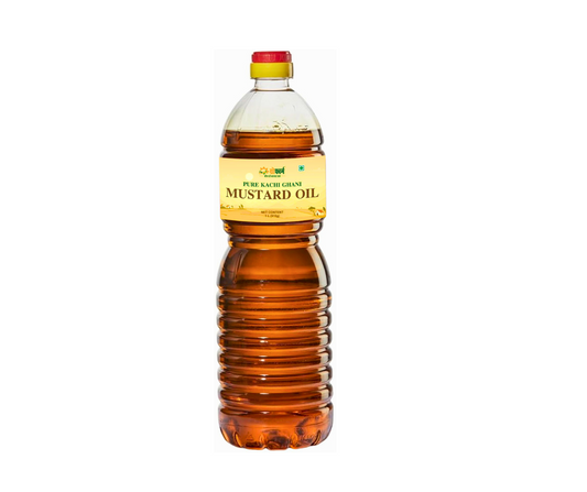 Pure Mustard Oil 1 Ltr, No Mixing, No Preservative